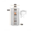 Ver imagem 7 de Modulado Completo Casal 6 Portas 6 Gavetas - Linea-branco - Móveis Novo Horizonte