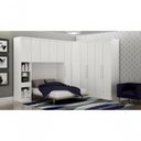 Ver imagem 1 de Modulado Completo Casal 6 Portas 6 Gavetas - Linea-branco - Móveis Novo Horizonte