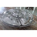 Ver imagem 2 de RECHAUD GIRATÓRIO COM 6 COMPARTIMENTOS EM AÇO INOX E VIDRO 52CM - REGENT INOX
