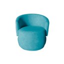 Ver imagem 6 de Kit Namoradeira + 2 Poltronas Decorativa Beatriz Orgânica Suede Azul Turquesa