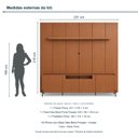 Ver imagem 3 de Kit Prime com Rack New Bend Frisado Principal Incolar Cedro Metal Preto