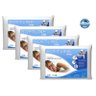 Kit 4 Travesseiros Nasa Nap Softline - Perfil Alto 15 Cm - 1