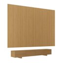 Ver imagem 4 de Rack com Painel Liso TV até 86 Polegadas Planejado 320x250cm Aruá CabeCasa MadeiraOriginals Marrom Jatobá