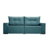 Sofá 3 Lugares Orus Retrátil e Reclinável Suede Amassado Azul - Rifletti - 3