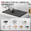 Ver imagem 7 de Gtkzw Cooktop de Indução 30" 9000w com 5 Queimadores e 2 Zonas Bridge