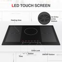 Ver imagem 4 de Gtkzw Cooktop de Indução 30" 9000w com 5 Queimadores e 2 Zonas Bridge