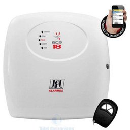 Central Cerca Elétrica Jfl Ecr-18 Plus com Alarme e Controle - 1 Central Cerca Elétrica Jfl Ecr-18 Plus com Alarme e Controle - 1