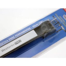 Barra Magnética Com Imã Para Facas Ferramentas Tesouras 45 cm Western - 2