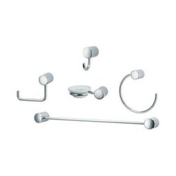 Kit ACESSÓRIOS 5 PEÇAS Evidence (Saboneteira,papeleira,cabide,porta argola e barra) Deca 2000.C.Evd - 1