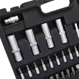 Jogo de Soquetes com Encaixe de 1/2 e 1/4 Pol. + Acessórios com 94 Peças-Stels-1358099 - 4