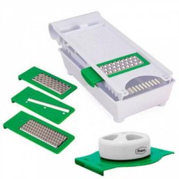 Mandoline Fatiador e Cortador de Legumes com 4 Laminas Inox Prana - 1