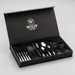Faqueiro Berna em Aço Inox 30 Peças com Caixa 70019 - Wolff - 5