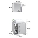 Ver imagem 4 de Conjunto Balcão C-cuba Q32 e Espelheira Soft 500 Perffect Acetinado Branco Chess