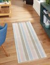 Ver imagem 1 de Tapete Passadeira Boho Straws Antiderrapante Rosa 45x180cm