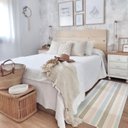 Ver imagem 5 de Tapete Passadeira Boho Straws Antiderrapante Rosa 45x180cm