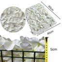 Ver imagem 3 de 6 Painéis de Parede para Jardim Vertical 60x40 Flores Artificiais para Sala e Escritório