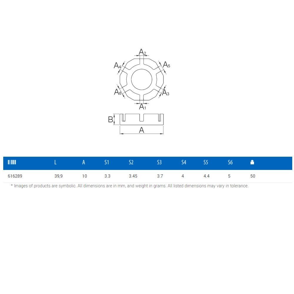 Chave de Raio 3,3/3,45/3,7/3,96/4,4/5mm Unior Ref. 616289 - 2