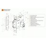 Fechadura-Bater Correr-Bico de Papagaio-Zamac-Stam-1006 - 3