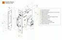 Ver imagem 3 de Fechadura-Bater Correr-Bico de Papagaio-Zamac-Stam-1006