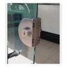 Fechadura Redonda de Pressão em Inox para Porta Vidro - Vidro/alvenaria Trinco - 4