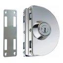 Ver imagem 7 de Fechadura Redonda de Pressão em Inox para Porta Vidro - Vidro/alvenaria Trinco