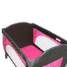 Berço Portátil Balanço Trocador Baby Style Rosa - 2