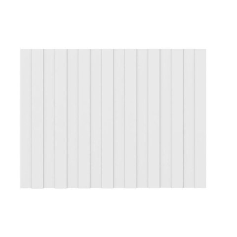 Painel Ripado Milla Branco Mdf 80cm Carraro