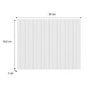 Ver imagem 6 de Painel Ripado Milla Branco Mdf 80cm Carraro