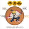 Boruto / Naruto Escolha Painel Sublimado + Trio Cilindro Decoração Festa Aniversário Infantil Inove  - 4