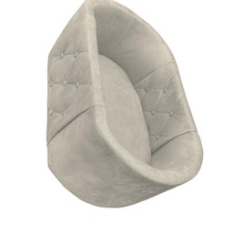 Mini Berço Aconchego com Balanço Suede Bege - D'classe Decor - 5