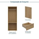 Ver imagem 3 de Módulo 45x120 3 Gavetas 1 Porta Frame CabeCasa MadeiraOriginals