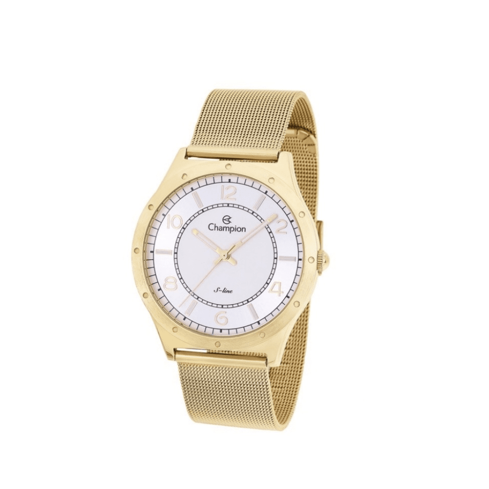 Relogio Champion Dourado Slim - Cn21032h