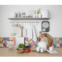 Ver imagem 3 de Papel de Parede Adesivo Abstrato Moderno Colorido 2,80m