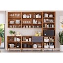 Ver imagem 3 de Cozinha Completa Divina 5 Peças (2aéreos+2balcões+1paneleiro) Cz001 Freijo/titanium - Mgm