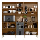 Ver imagem 3 de Cozinha Compacta Amora 10 Portas 2 Gavetas Amora Amendola/grafito Prime Tx Demobile