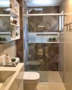 Ver imagem 1 de Box de Vidro para Banheiro 1,90x1,10m 8mm Bronze Woodglass Padrão bronze