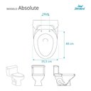 Ver imagem 3 de Assento Sanitário Laqueado Soft Close Absolute Preto para Vaso Ideal Standard