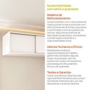 Ver imagem 7 de Ponte Canto Linear Planejada 2 Portas de Correr Jade CabeCasa MadeiraOriginals Branco