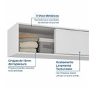 Ver imagem 6 de Ponte Canto Linear Modular 2 Portas de Correr Jade CabeCasa MadeiraOriginals