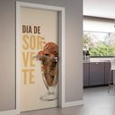 Ver imagem 1 de Adesivo Para Porta Dia De Sorvete- 83X210Cm