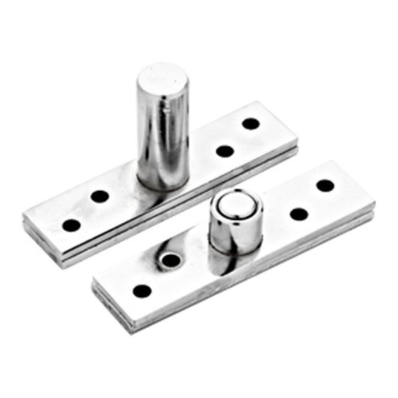 Dobradiça Em Aço Cromado Silvana Pivotante 885 Suporta 100kg - 1