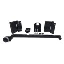 Ver imagem 1 de Kit Instalação em Aluminio Preto Janela Basculante Maxim-ar Vidro Temperado Blindex com Haste 30cm V