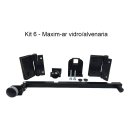 Ver imagem 2 de Kit Instalação em Aluminio Preto Janela Basculante Maxim-ar Vidro Temperado Blindex com Haste 30cm V