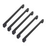 Kit 5 Peças Puxador Sense 256mm - Preto Fosco Kitsul - 1