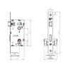 FECHADURA EXTERNA MAÇANETA QUADRADA CROMADA 3F 740E/117 - 5
