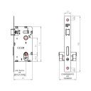 Ver imagem 5 de FECHADURA EXTERNA MAÇANETA QUADRADA CROMADA 3F 740E/117