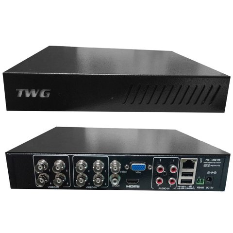 Dvr 8 Canais Hibrido (5mp-n) + 2 Canais Ip(1080p)
