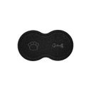 Ver imagem 1 de Tapete Pet Comedouro Vinílico Gato Preto 46x26cm - Uzoo Tapete Pet Vinilico 46x26cm Comida-agua