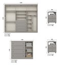 Ver imagem 3 de Conjunto Quarto Adulto Americano Cinza