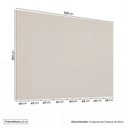 Ver imagem 3 de Painel Liso para TV até 86 Polegadas 320x250cm Aruá CabeCasa MadeiraOriginals Off White